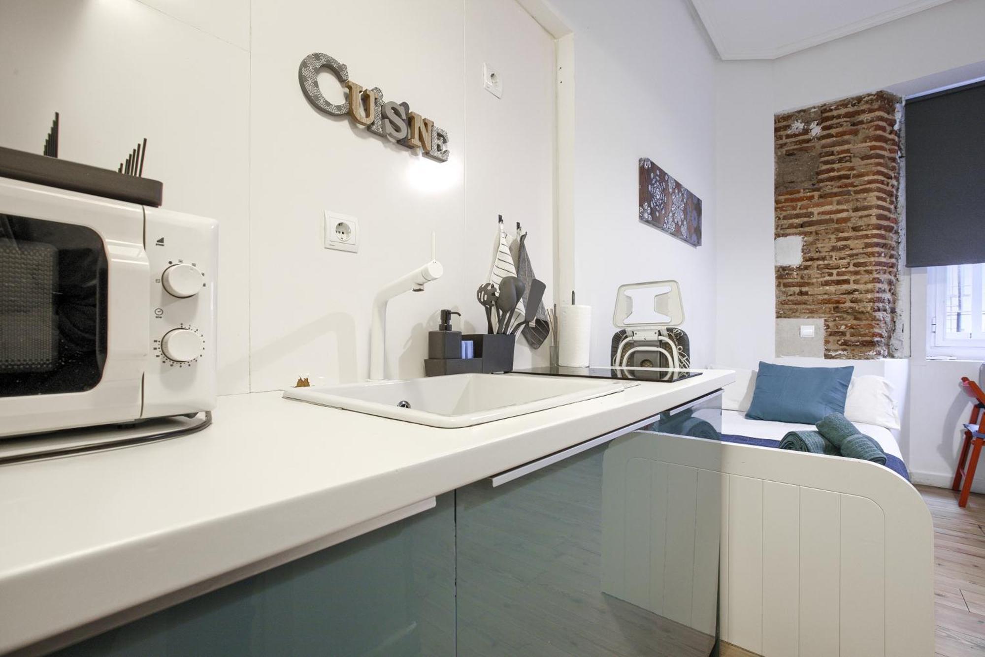 Intimo Estudio En Madrid, Centro, 2Pax, Wifi & Tv Zewnętrze zdjęcie